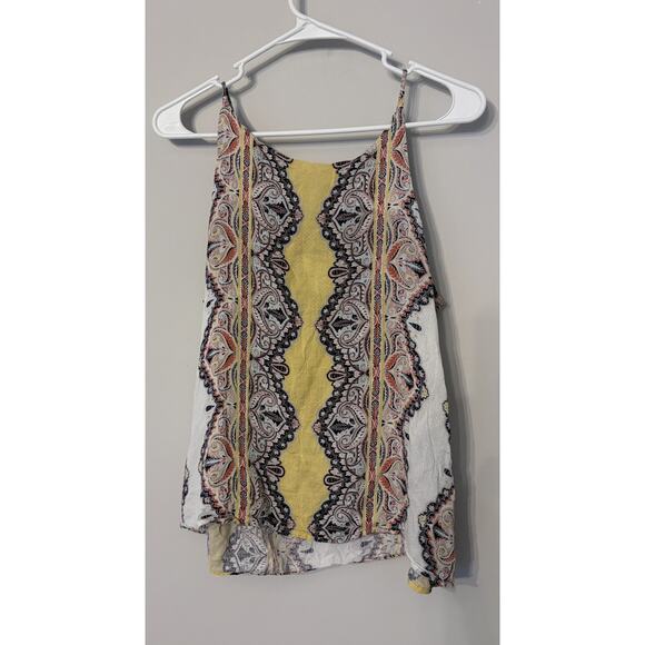 Women's Floral Blouse Size Medium Lightweight Top Loft Sleeveless Blouse - Picture 2 of 7